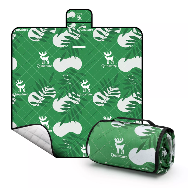 Qunature | Picknickdecke – Wasserdichte Campingdecke, 200 x 200 cm, ideal für Outdoor und Picknick